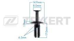 Клипса крепёжная BMW General Motors Mercedes-Benz VAG (миним. кол-во заказа 10 шт) be-2203