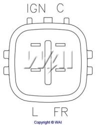 Transpo регулятор напряжения генератора in337
