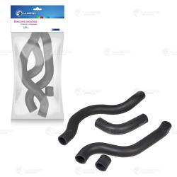 Патрубки охл. для а/м Лада 2112 инж. (EPDM, кмпл., 4шт.) (LPK 0112)