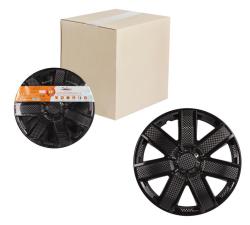 Колпаки колесные 13" "Гелакси", черный глянец, карбон, компл. 2 шт.(AWCC-13-17)