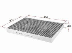 Фильтр салона AUDI A4 98-07 угольный