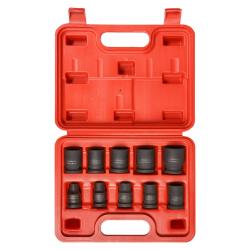 Набор головок ударных 1/2"DR L=38мм, 10пр. (10-24мм) пласт.кейс (ATAS047)