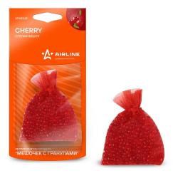 AIRLINE AFME028 Ароматизатор подвесной "Мешочек с гранулами" Спелая вишня
