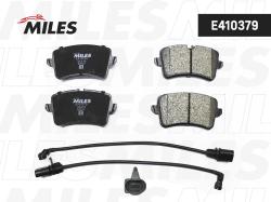 E410379 Колодки тормозные AUDI A6 11-/A7 10- задние с датч. LowMetallic