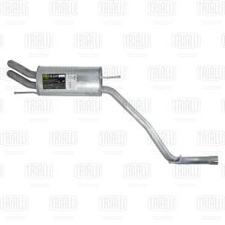 Глушитель для а/м VW Transporter T4 (90-) 2.5d осн. (алюм. сталь) (EMM 1010)