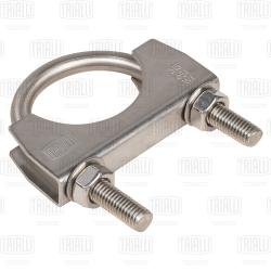 Хомут глушителя U-образный D=54 мм (стремянка) (нерж. сталь 304 SS) (UC 54 SS)
