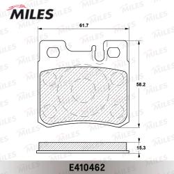 E410462 Колодки тормозные MERCEDES W210/W202/W124/W201/R129/R170/A208 задние LowMetallic