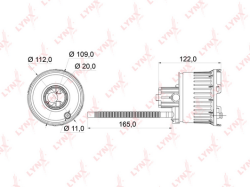 Фильтр топливный MAZDA 3(BK) 1.6 06-09 LF-964M