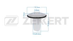 Клипса крепёжная Hyundai Kia (миним. кол-во заказа 10 шт) be-3738