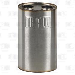 Глушитель универс. (овал 125x175) L=300 d=63-52 (1 вх. 2 вых.) (нерж. сталь) (EMM 20Y30063-52)