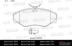 E100483 Колодки тормозные OPEL VIVARO/RENAULT TRAFIC 01- передние SemiMetallic
