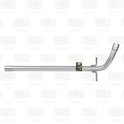 Труба перех. для а/м VW Polo Sedan (RUS) (10-) 1.6i CFNA (алюм. сталь) (ECP 1801)