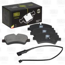 Колодки торм. для а/м Ford Transit (13-) диск. зад. (в компл. с датчиком) (PF 4392)