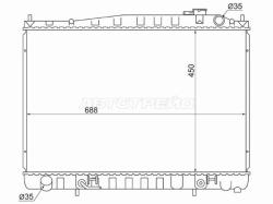 Радиатор Nissan Cedric 95-04 / Gloria 95-04