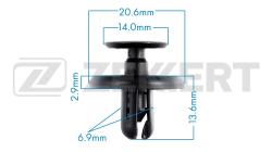 Клипса крепёжная Toyota (миним. кол-во заказа 10 шт) be-2783