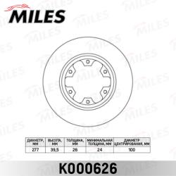 Диск тормозной FORD MAVERICK 93-98/NISSAN TERRANO 87- передний вент. K000626