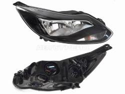 Фара Ford Focus 10-15 (Справа/ С электрокорректором/ Чёрная)