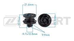 Клипса крепёжная VAG (миним. кол-во заказа 10 шт) be-2504