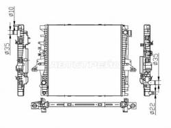 Радиатор Land Rover Discovery 09-17 / Range Rover Sport 05-13