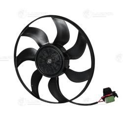 LUZAR LFc 0550 Электровентилятор охлаждения для автомобилей Chevrolet Cruze (09-) (без кожуха) (с резист.)