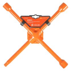 Ключ баллонный крестовой усиленный 17х19х21х1/2" 350мм, пласт.подвес (AK-B-02)