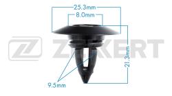 Клипса крепёжная BMW (миним. кол-во заказа 10 шт) be-2653