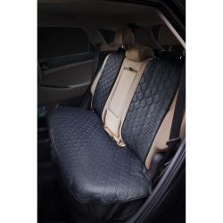 AIRLINE ACS-SB-01 Накидка "Алькантара", задняя (3 предмета), экокожа с перфорацией, черная