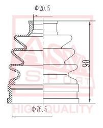 Шрус внутренний 22x40x25 NISSAN NISSAN : EURO PRIMERA P10/P11 GA16 nsiu-ep16