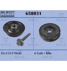 Шкиф к/вала astra g/zafira 2.0 dti 658031