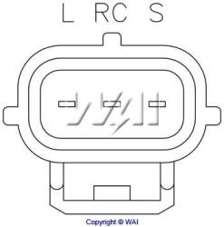 Transpo регулятор напряжения генератора Ford in6343