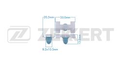 Клипса крепёжная BMW (миним. кол-во заказа 10 шт) be-3749