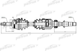 PDS6272 Полуось