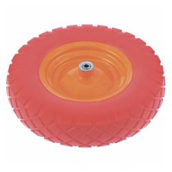 Колесо полиуретановое 4.80/4-8, длина оси 90 мм, подшипник 12 мм Palisad 68978 68978