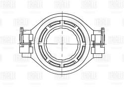 Муфта выкл. сцеп. для а/м Audi 100 (85-) 1.8i/VW Transporter T3 (79-) 1.6i (мех.) (CT 1813)