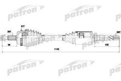 PDS0138 Полуось