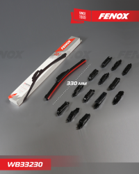 WB33230 Щётка с/о 330мм 13"" Бескаркасная. Крепление: 14 в 1