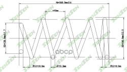 Пружина подвески передней FORD: MAVERICK 01- SCP10141