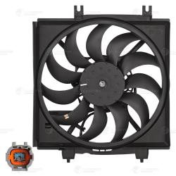 Э/вентилятор кондиц. для а/м Subaru Forester (S13) (12-)/Impreza (G13) (11-) (с кожухом) (LFAC 2213)