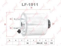 Фильтр топливный RENAULT KANGOO II 1.5D 08> lf-1911