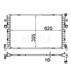 Радиатор VAG A3/S3 / G7 / OCTAVIA 12- CIR 34 000S