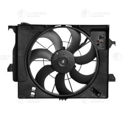Э/вентилятор охл. для а/м Hyundai Solaris (10-)/Kia Rio (10-) (с кожухом) A/C- (LFK 08L0)