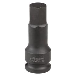 AIRLINE ATAS016 Головка ударная торцевая 1/2" DR внешний шестигранник H19 L=78 мм