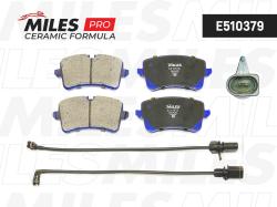 E510379 Колодки тормозные AUDI A6 11-/A7 10- задние с датч. Ceramic