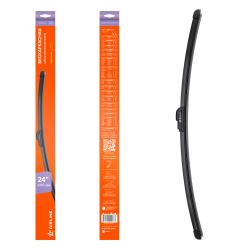 Щетка стеклоочистителя бескаркас 600мм (24") 1 адаптер (Hook 9x3, 9x4 - Крючок 9x3, 9x4) (AWB-BKP-600)