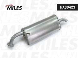 HA00423 Глушитель Hyundai Solaris 10-17, Kia Rio-3 11-17 (хэтчбек)