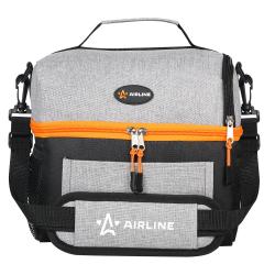 Сумка-холодильник (термосумка) PRO, 9л, 25*22.5*16.5см, водонепр., чер./сер.(ADCB001)
