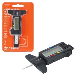 Измеритель глубины протектора шин цифровой 25мм, шаг 0.1мм, пластиковый, блистер (ATBQ200)
