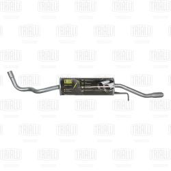 Глушитель для а/м VW Polo Sedan (RUS) (15-) 1.6i CWVA осн. (алюм. сталь) (EMM 1808)