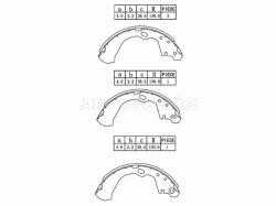 Колодки тормозные барабанные Nissan Serena 91-05 / Largo 93-99