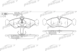 PBP1039 Колодки тормозные дисковые